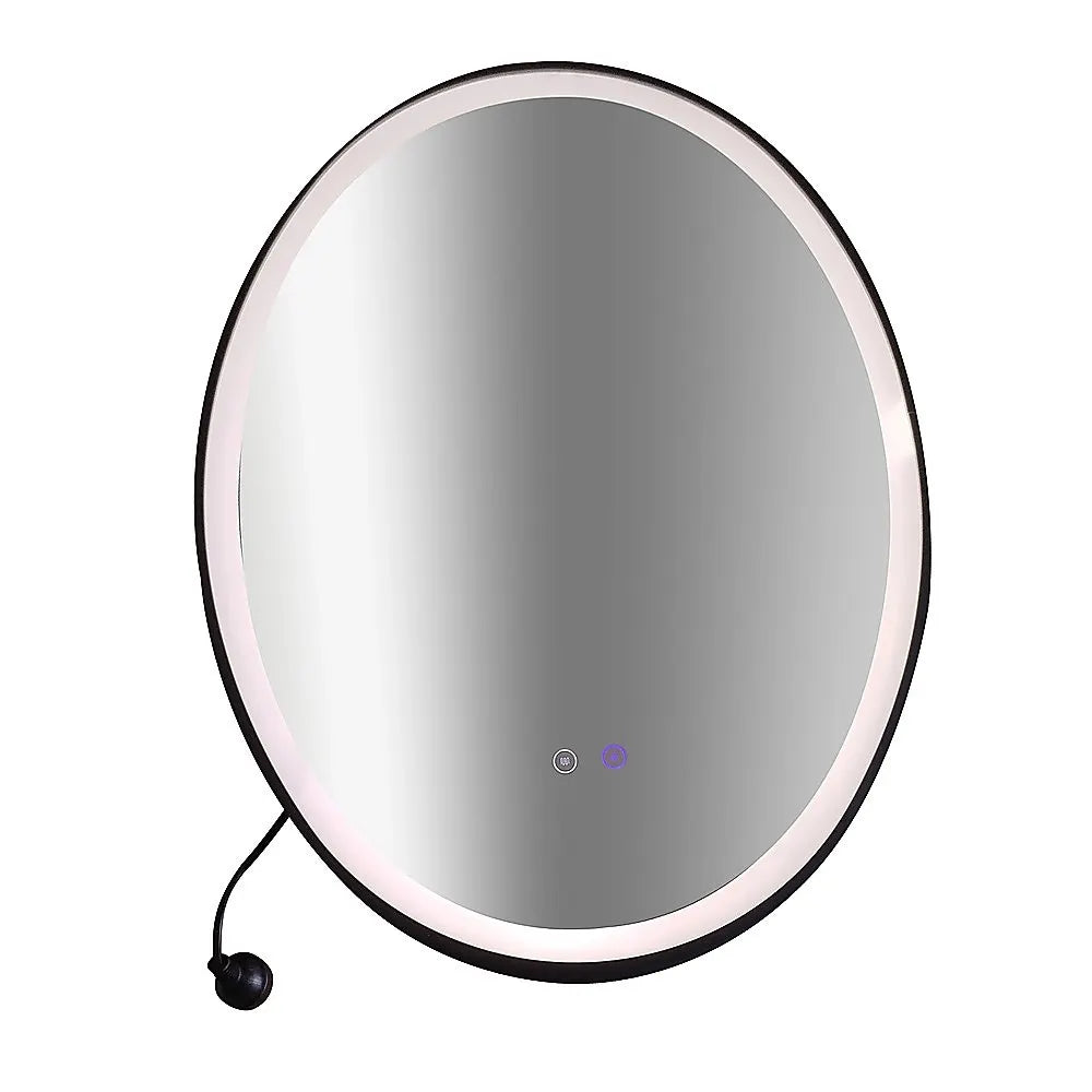 Oval Mirror LED Anti-Fog Illuminated Bathroom Living Room - Image 6