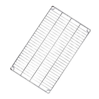 Modular Wire Storage 120x60cm Steel Shelving Chrome With Fixed Legs For Garage Warehouse Or Kitchen Organisation - Image 5