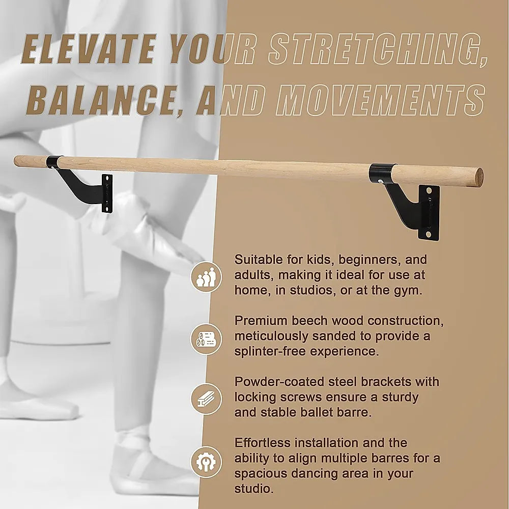 Wall Mounted Ballet Barre - Image 8