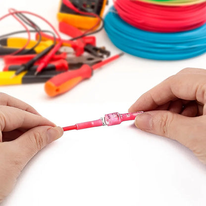 250pc Heat Shrink Spade Connectors Quick Disconnect Wire Electrical - Image 2
