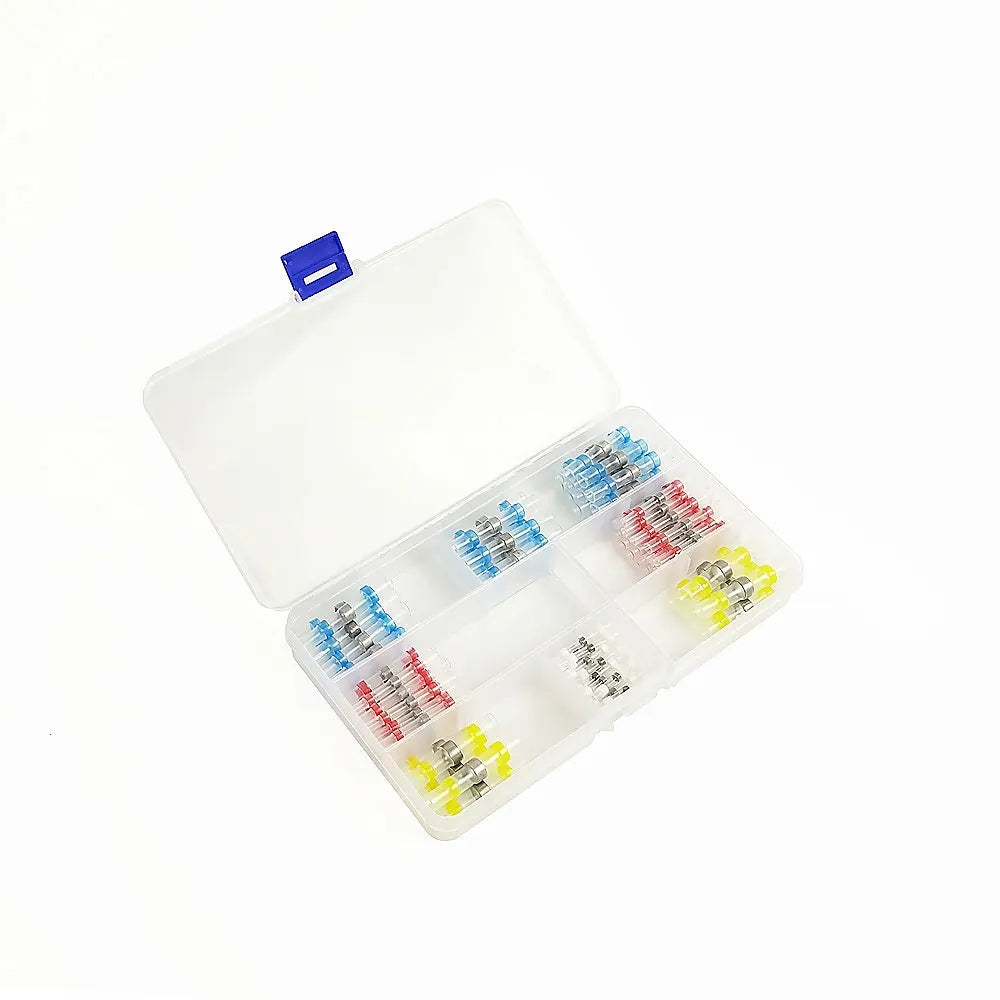 630pc Set Mixed Heat Shring Solder Seal Butt Wire Connectors Tubing Sleeving - Image 5