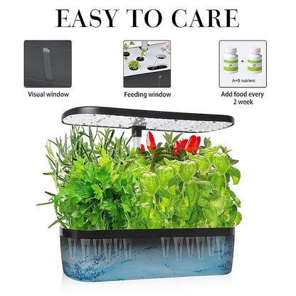 Hydroponics Growing System Indoor Germination Kit 12 Pods Home Gardening LED - Image 4