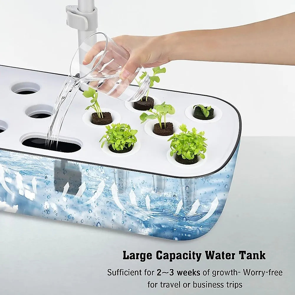Hydroponics Growing System Indoor Germination Kit 12 Pods Home Gardening LED - Image 6