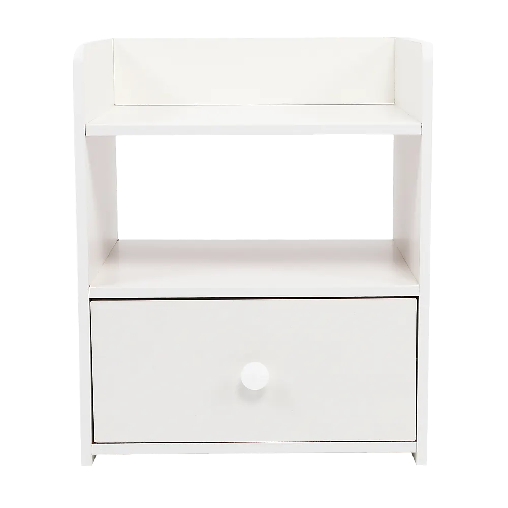 Bedside Tables Side Table Nightstand Storage Drawer Shelf Bedroom - Image 6