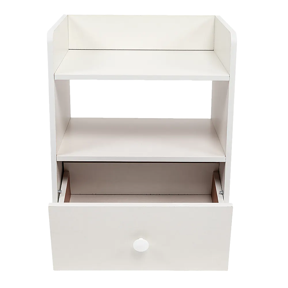Bedside Tables Side Table Nightstand Storage Drawer Shelf Bedroom - Image 7