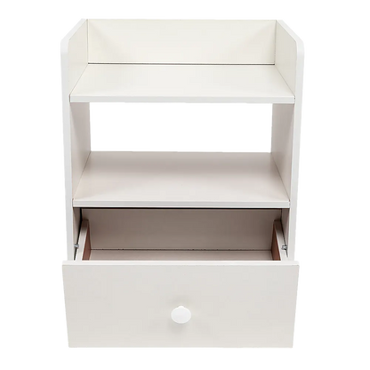 Bedside Tables Side Table Nightstand Storage Drawer Shelf Bedroom - Image 7
