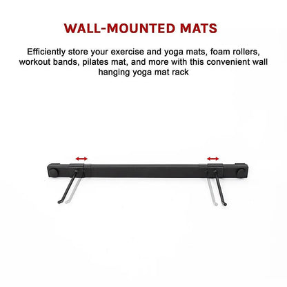 Wall Yoga Mat Gym Storage Rack Gymnastics - Image 8