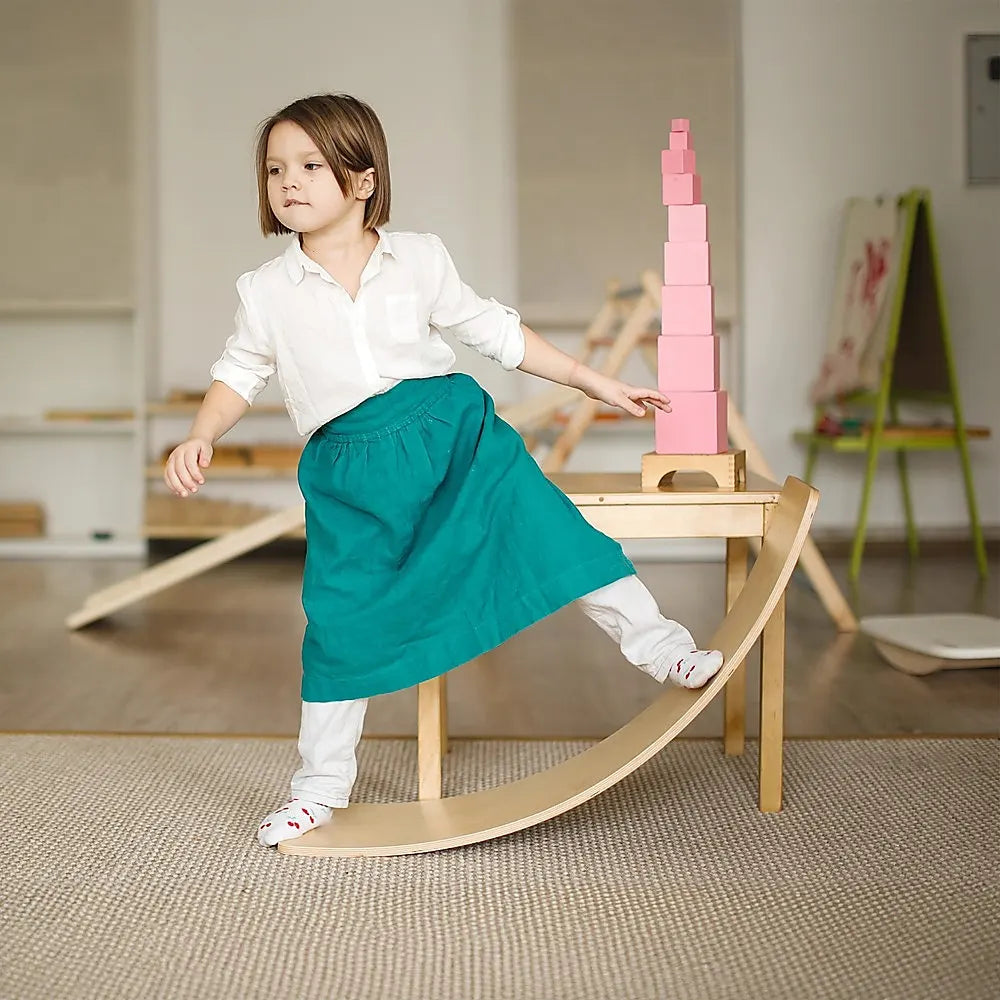 Wooden Wobble Balance Board for Kids Toddlers Adults - Image 3