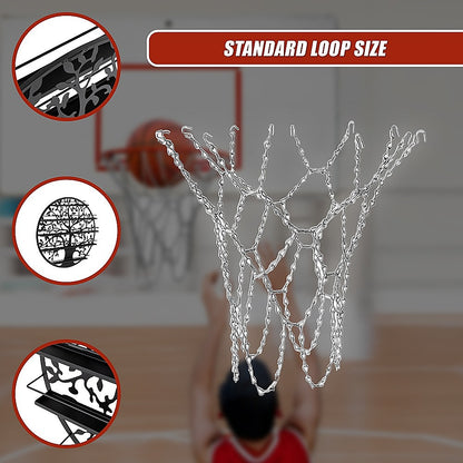 Heavy Duty Metal Pro Basketball Net Highly Durable Chain - Image 6