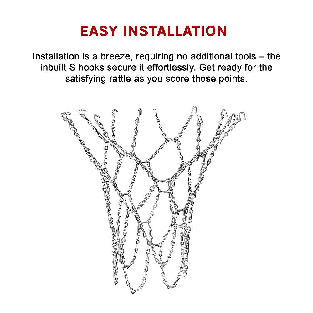 Heavy Duty Metal Pro Basketball Net Highly Durable Chain - Image 9