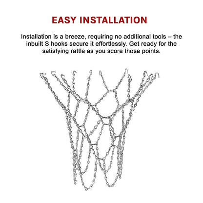 Heavy Duty Metal Pro Basketball Net Highly Durable Chain - Image 9