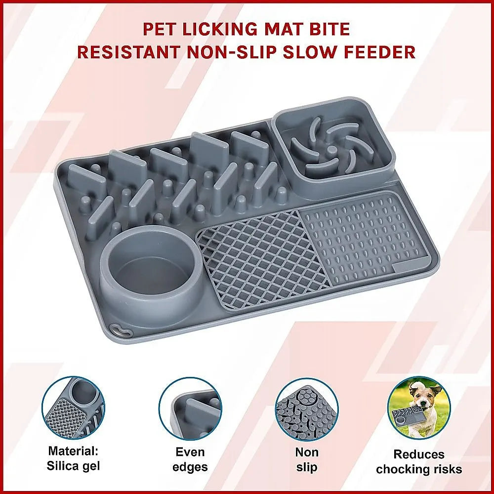 Pet Licking Mat Bite Resistant Non-Slip Slow Feeder - Image 4