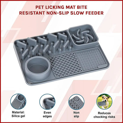 Pet Licking Mat Bite Resistant Non-Slip Slow Feeder - Image 4