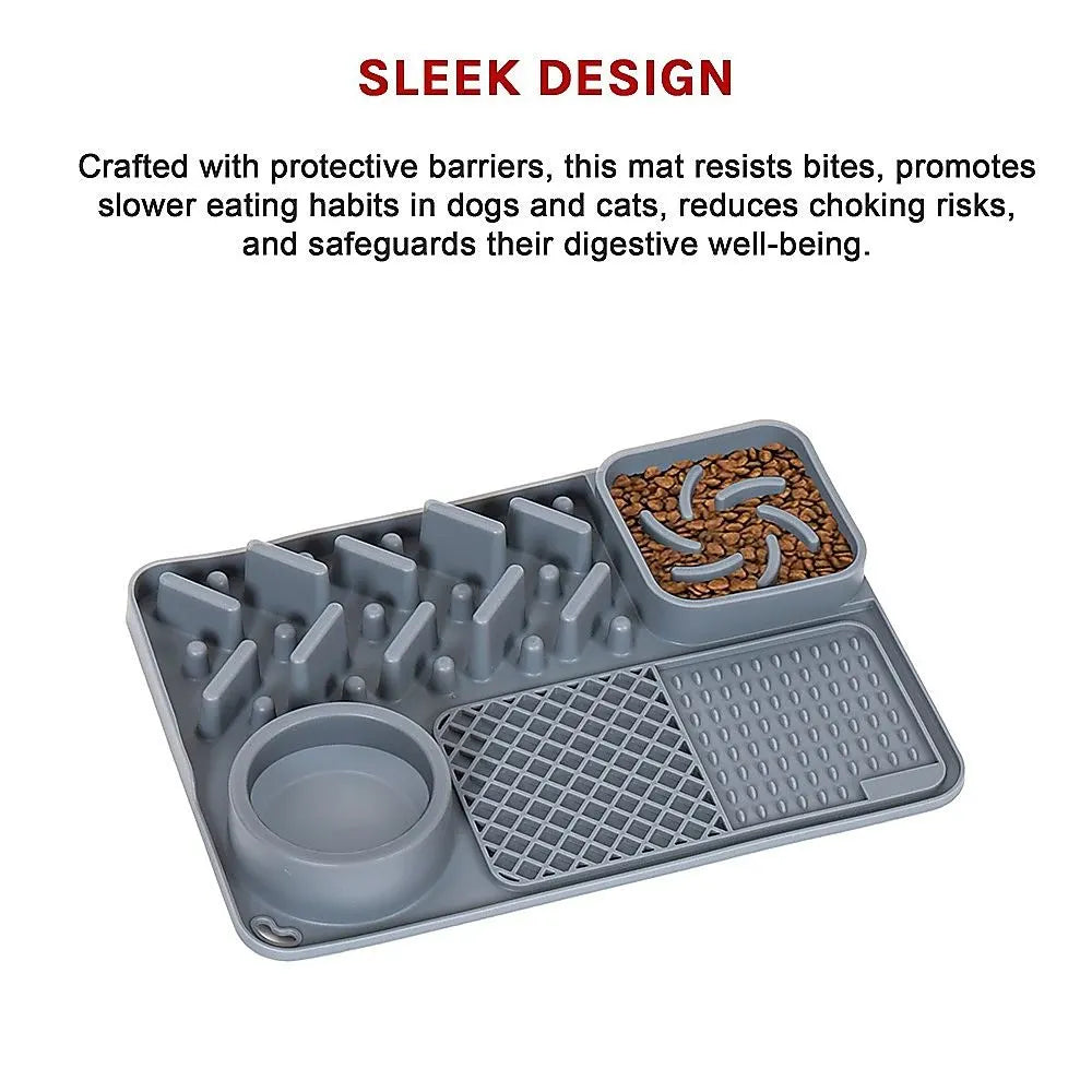 Pet Licking Mat Bite Resistant Non-Slip Slow Feeder - Image 6