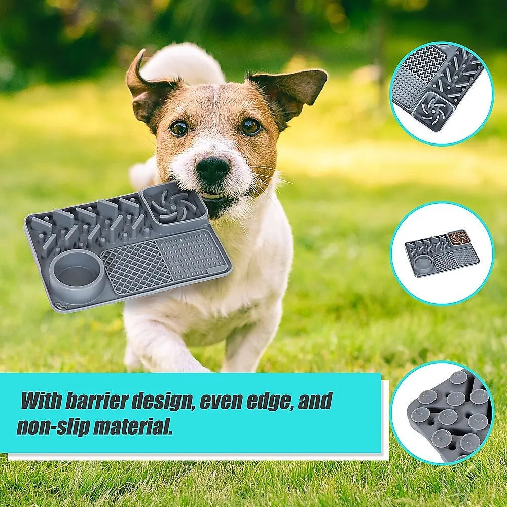 Pet Licking Mat Bite Resistant Non-Slip Slow Feeder - Image 7