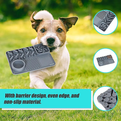 Pet Licking Mat Bite Resistant Non-Slip Slow Feeder - Image 7