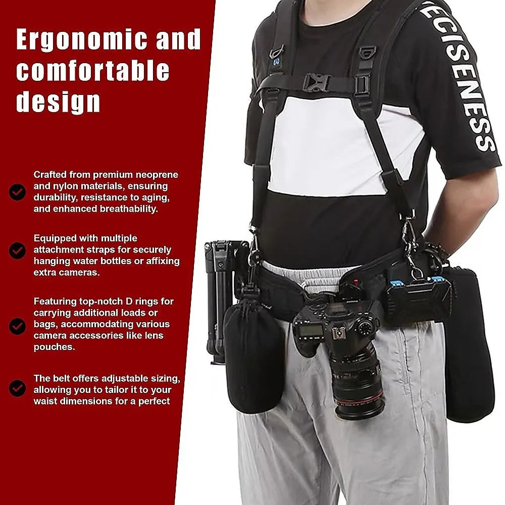 Electronics Accessories Bundle Waistband Shoulders Strap Kit SLR/DSLR Cameras - Image 3
