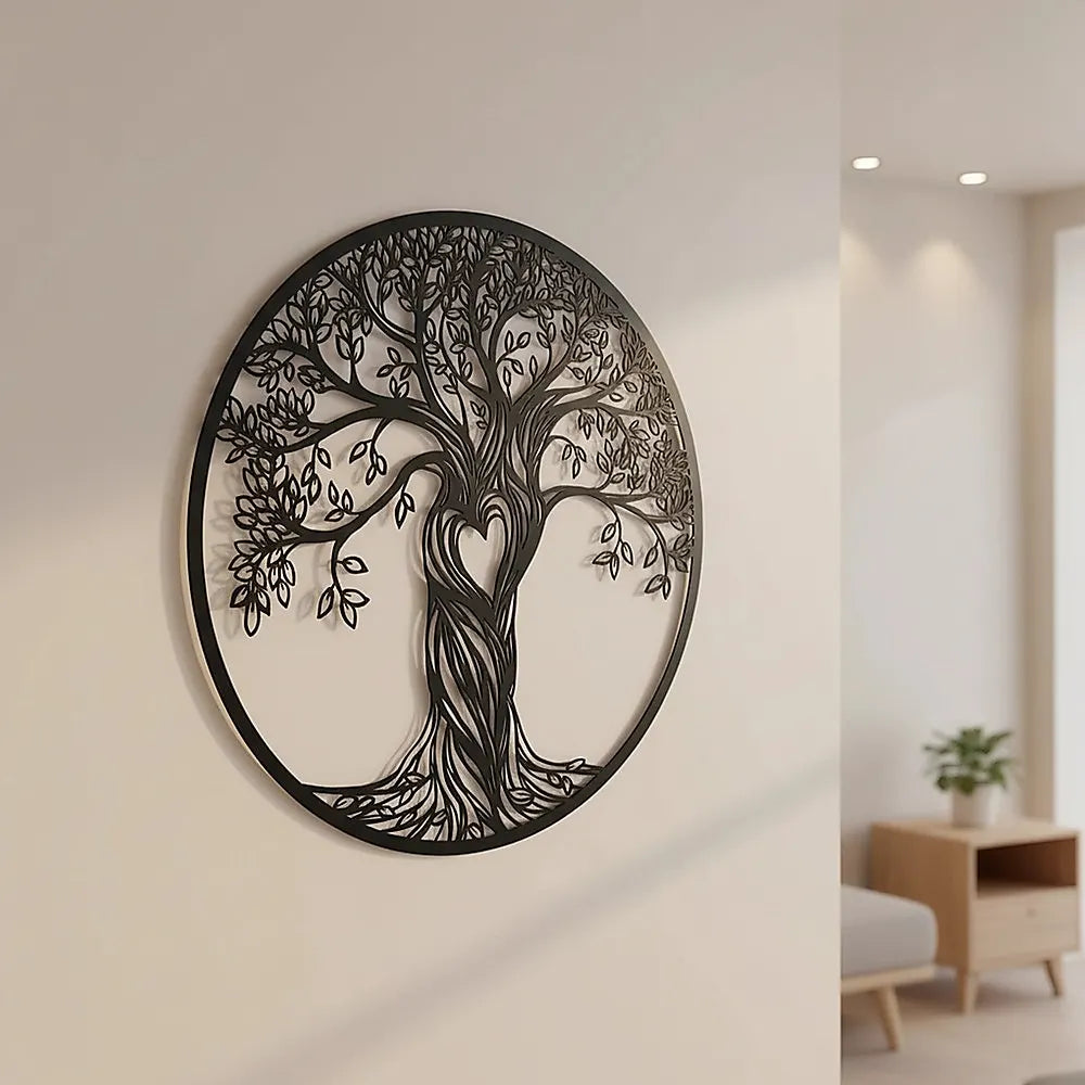 Tree Life Wall Decoration Metal Tree Wall Sculpture - Image 2