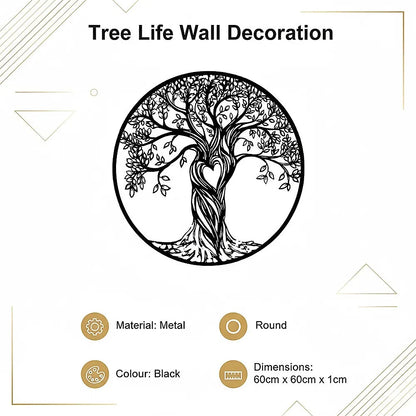 Tree Life Wall Decoration Metal Tree Wall Sculpture - Image 7