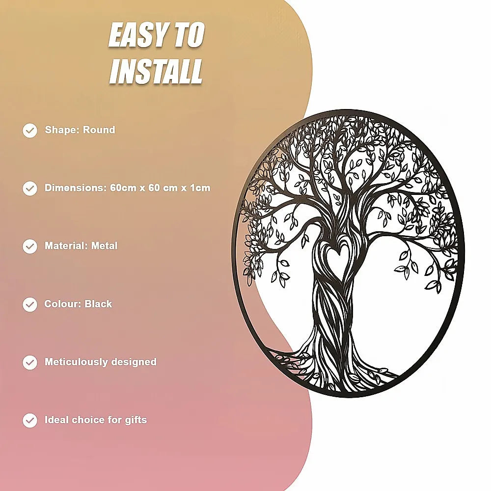 Tree Life Wall Decoration Metal Tree Wall Sculpture - Image 9