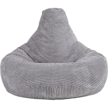Jumbo Cord Beanbag Chair Cover Unfilled Large Bean Bag - Grey - Image 6