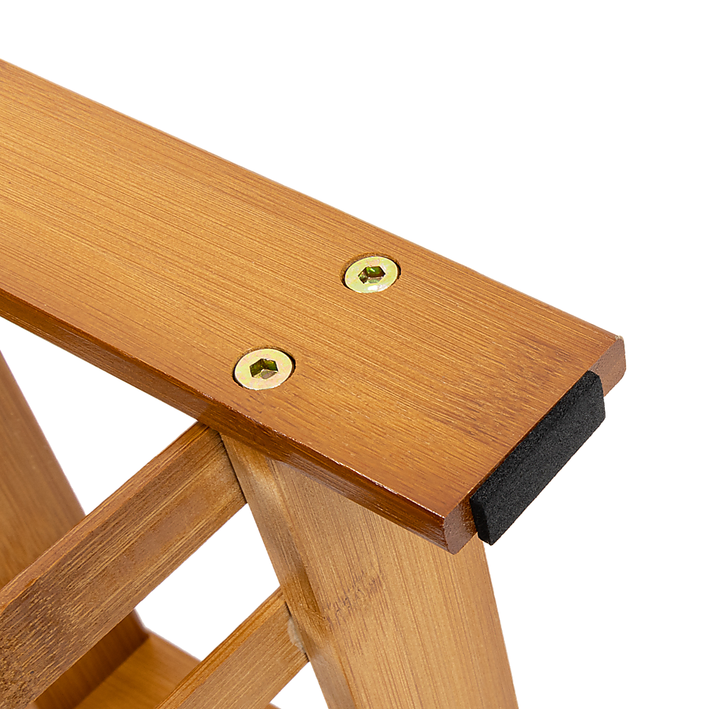 Bamboo Shoe Rack Wooden Bench Storage Organiser Cabinet Holder Stool - Image 4
