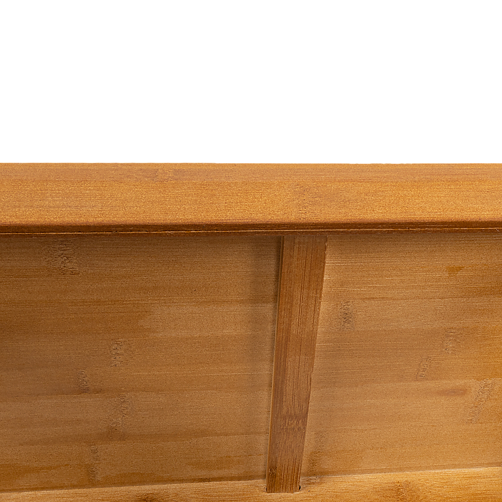 Bamboo Shoe Rack Wooden Bench Storage Organiser Cabinet Holder Stool - Image 5