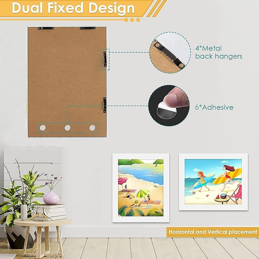 Kids Art Wood Frame Children Art Projects Display Hold 150 Pictures - Image 3