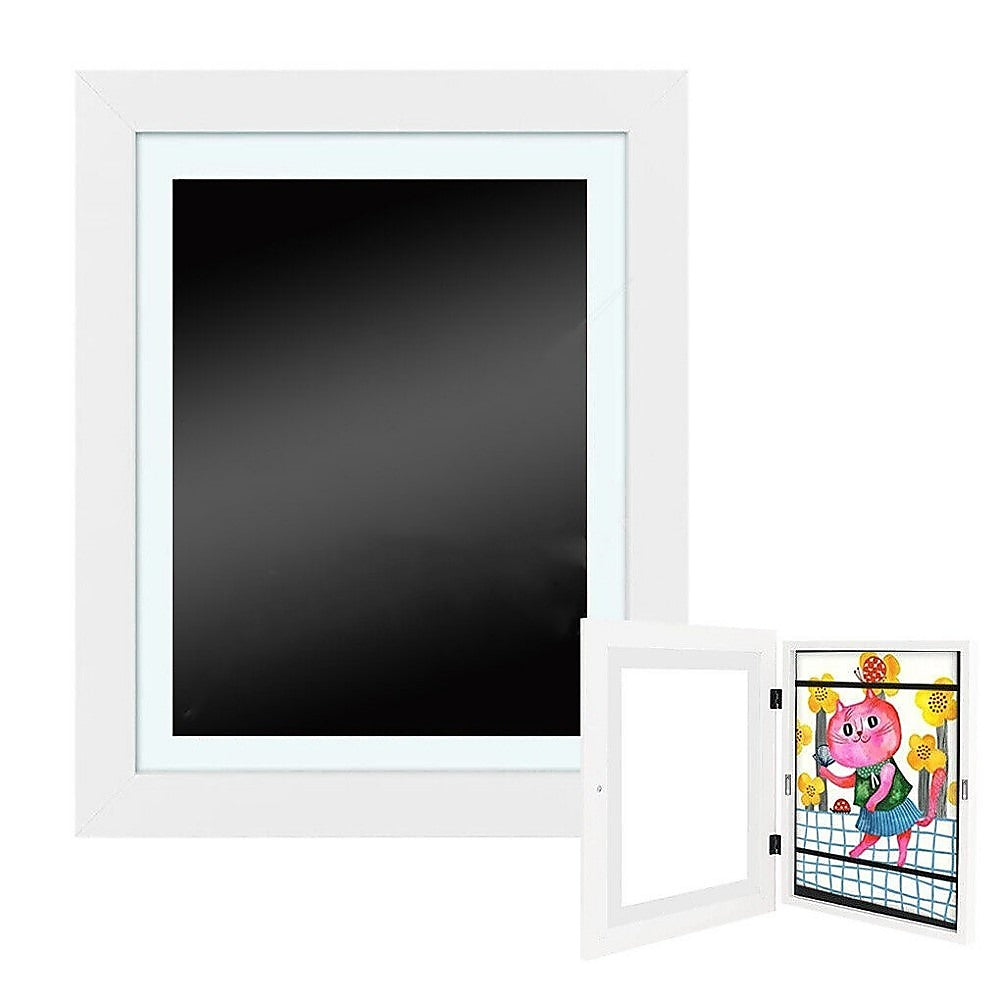 Kids Art Wood Frame Children Art Projects Display Hold 150 Pictures - Image 4