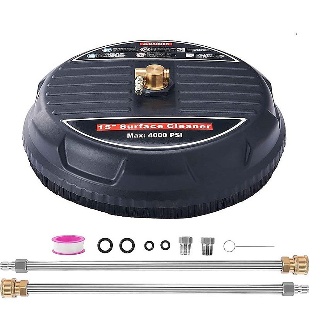 4000 PSI 44CM Pressure Washer Surface Cleaner with 2 Extension Wands - Image 8