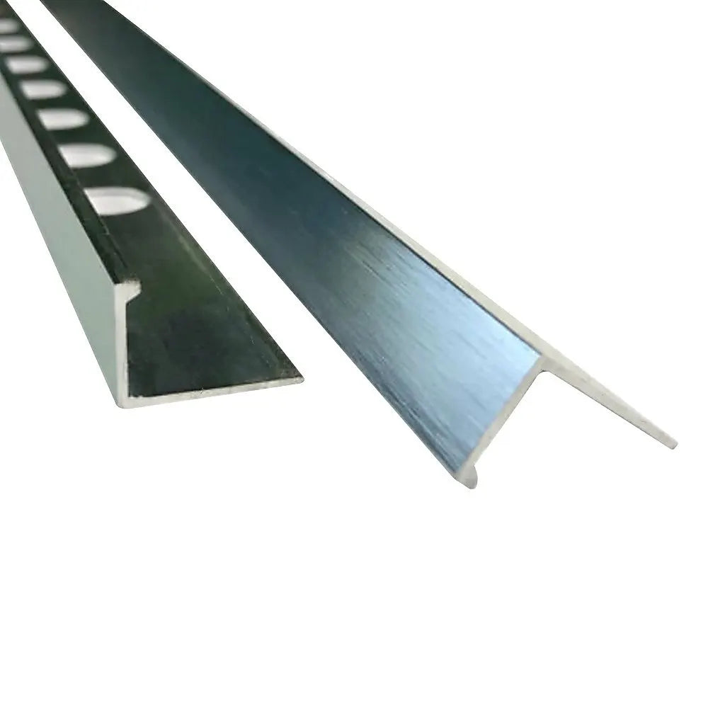 10 x Tile Trim Heavy Duty L Shaped Edge Aluminium 10mm - Image 5