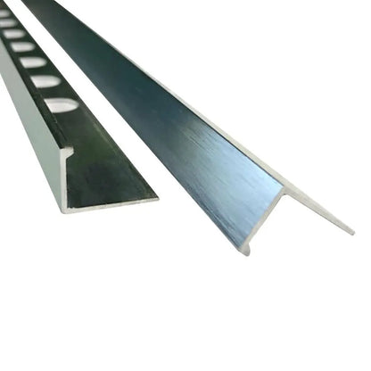 10 x Tile Trim Heavy Duty L Shaped Edge Aluminium 10mm - Image 5