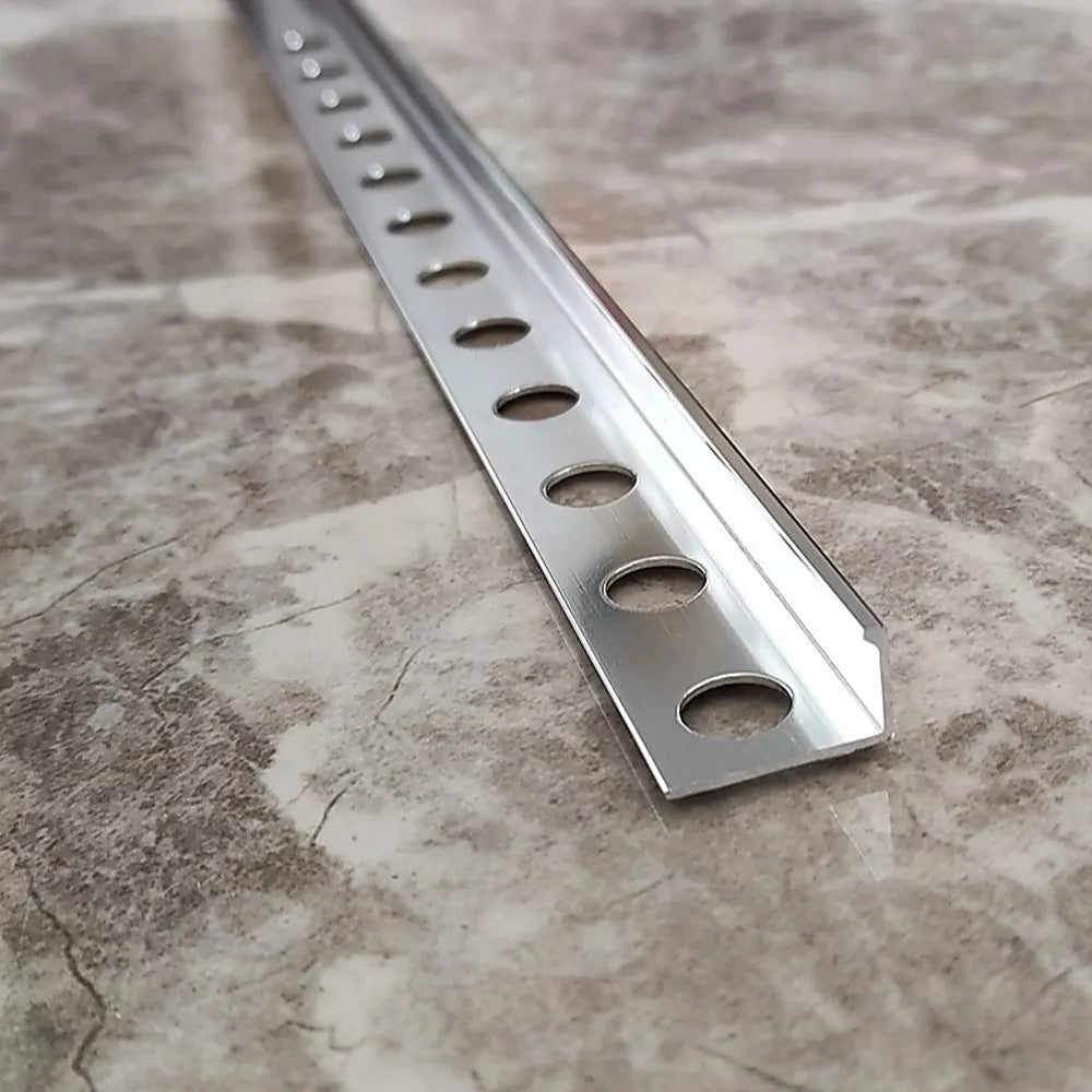 10 x Tile Trim Heavy Duty L Shaped Edge Aluminium 10mm - Image 6