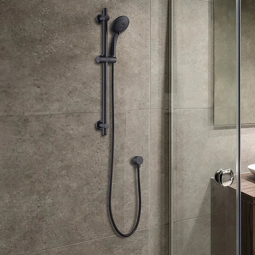 Hand Held Shower Rail Soap Dish Bathroom Set - Image 2