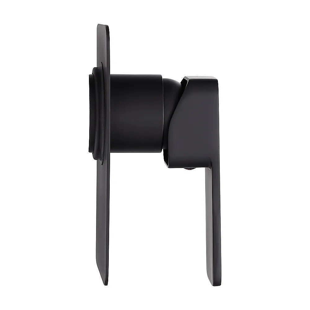 Single Square Shower Bath Mixer Tap Bathroom WATERMARK Approved in Black - Image 8