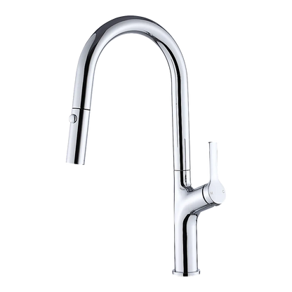 Kitchen Laundry Bathroom Basin Sink Pull Out Mixer Tap Faucet in Chrome - Image 4