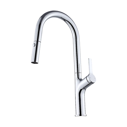 Kitchen Laundry Bathroom Basin Sink Pull Out Mixer Tap Faucet in Chrome - Image 6
