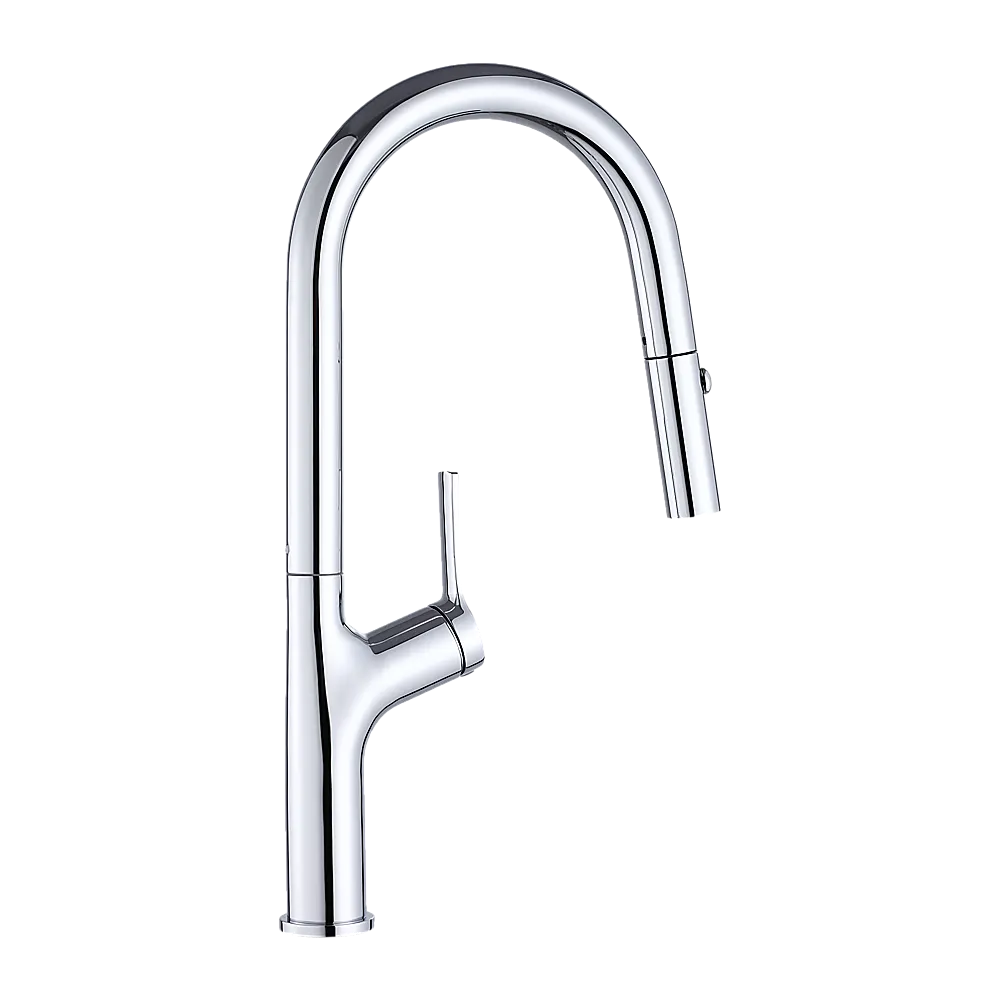 Kitchen Laundry Bathroom Basin Sink Pull Out Mixer Tap Faucet in Chrome - Image 8