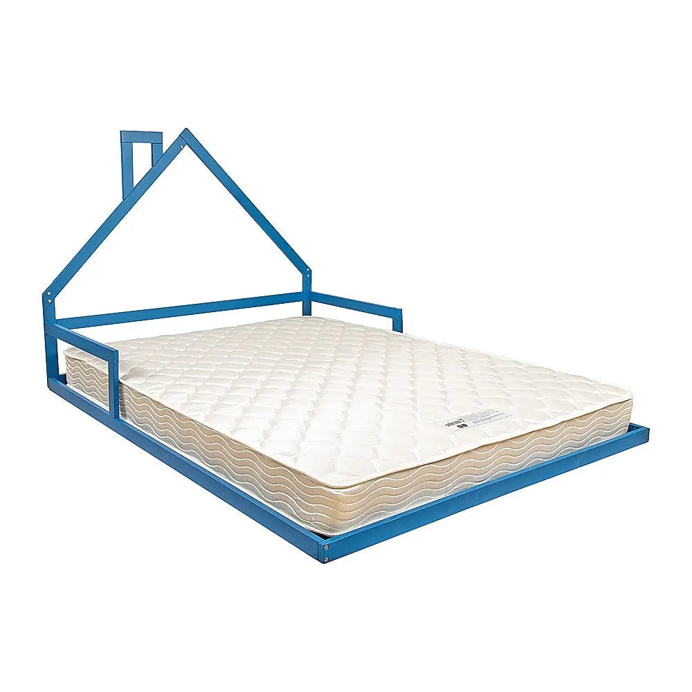 Pine Wood Floor Bed House Frame for Kids and Toddlers - Image 7