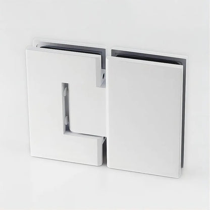 120cm Frameless Glass Bath Screen – Stainless Steel F-Brackets in White - Image 7