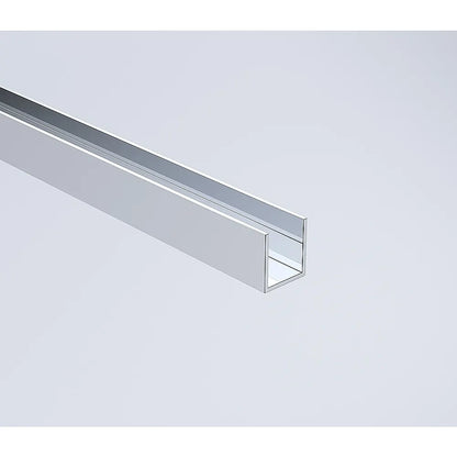 90cm Wall to Wall Frameless Shower Screen – Chrome Wall Channel , SS Hinges & Round Knob Handle - Image 4