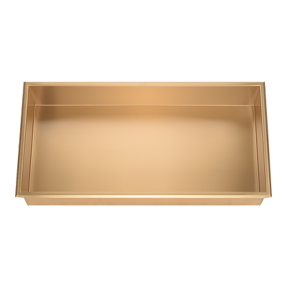 641 x 336 x 101mm Shower Niche Single Shelf Organizer No Tile Needed in Gold - Image 6