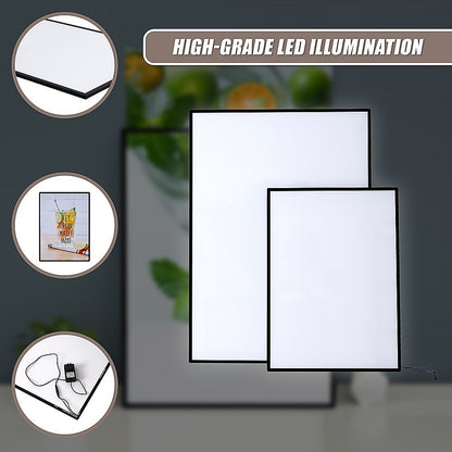 A2 LED Slim Advertising Lightbox Sign Wall-Mounted Poster Board Menu Frame - Image 5