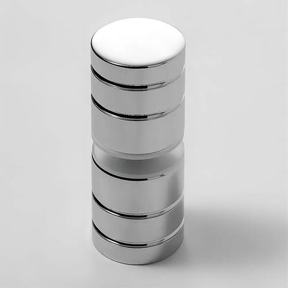 Brass Shower Door Round Knob Handle in Chrome - Image 3