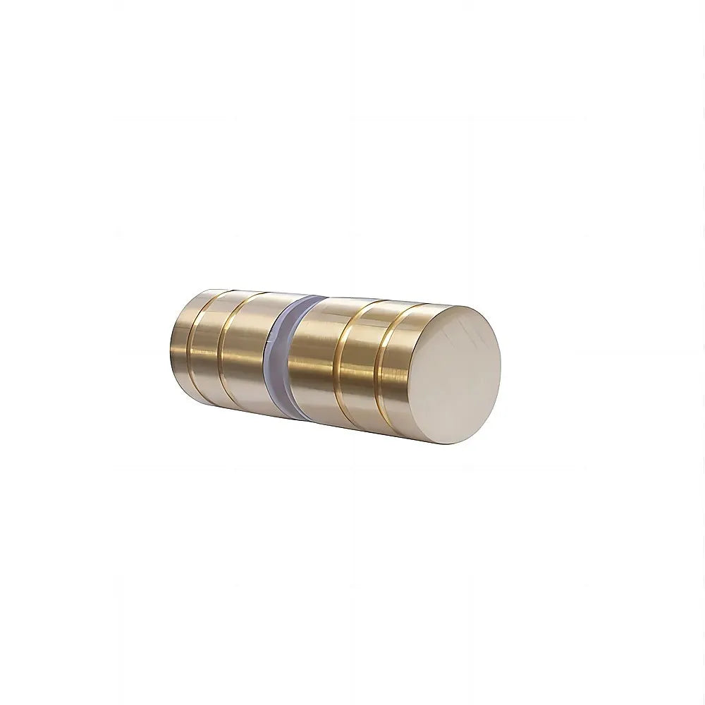 Brass Shower Door Round Knob Handle in Gold - Image 2
