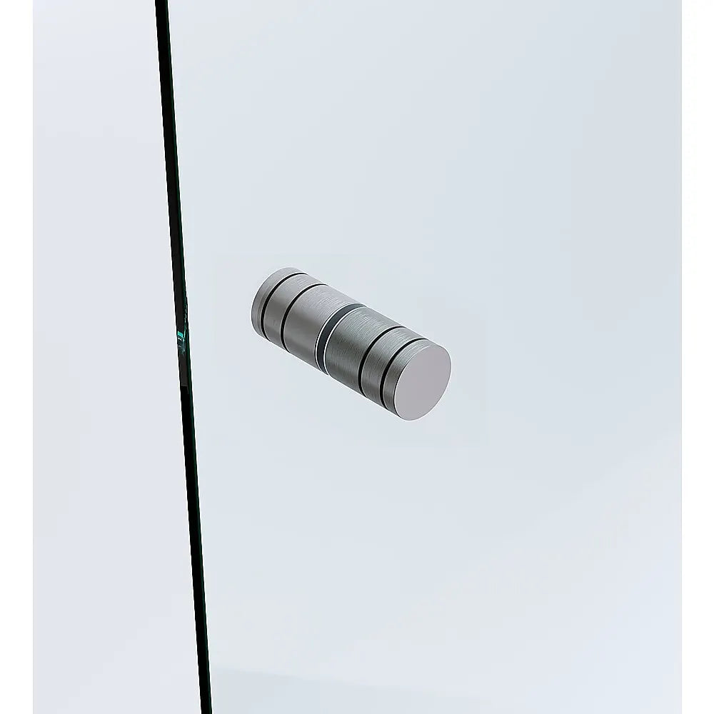 Brass Shower Door Round Knob Handle in Gunmetal - Image 2