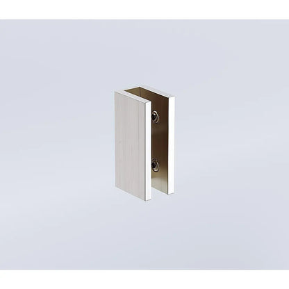 Glass-to-wall/floor Shower Screen U-Brackets in Nickel - Image 3