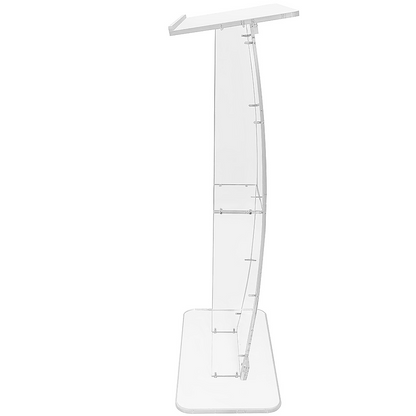 120cm Acrylic Podium Stand Transparent - Image 4