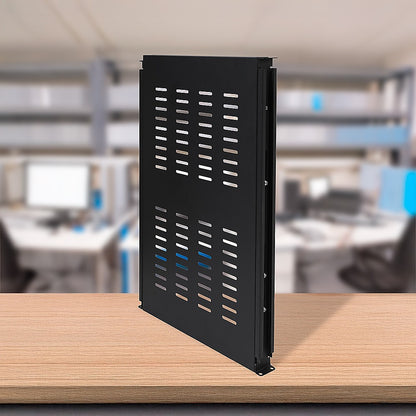 1U Sliding Server Rack Shelf 26 Inch Deep Vented for 19 Inch Cabinet - Image 3