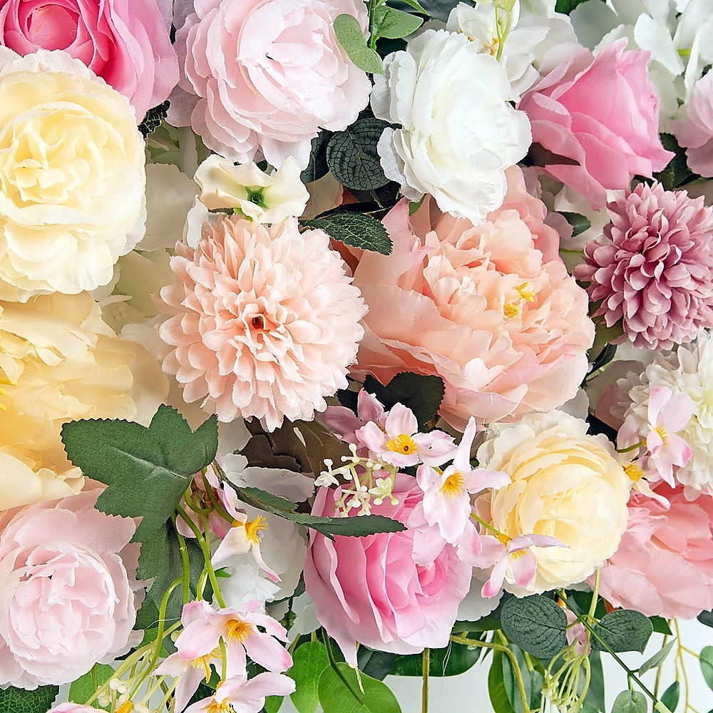 1M Artificial Flower Runner Arrangement Panel Wall Rose DIY Wedding Party Décor - Image 8